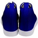 Cobalt Blue Gradient Ombre Color Women s Mid-Top Canvas Sneakers View4