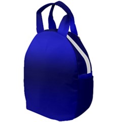 Cobalt Blue Gradient Ombre Color Travel Backpacks by SpinnyChairDesigns