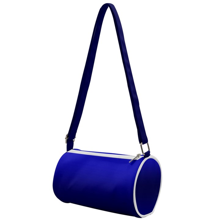 Cobalt Blue Gradient Ombre Color Mini Cylinder Bag