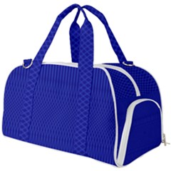 Cobalt Blue Color Stripes Burner Gym Duffel Bag