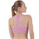 Blush Pink Color Gradient Ombre Sweetheart Sports Bra View2