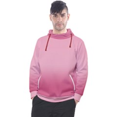 Blush Pink Color Gradient Ombre Men s Pullover Hoodie by SpinnyChairDesigns