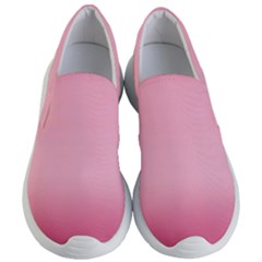 Blush Pink Color Gradient Ombre Women s Lightweight Slip Ons by SpinnyChairDesigns