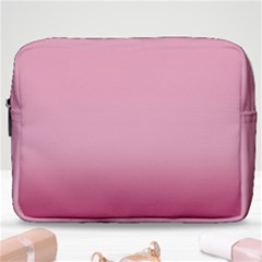 Blush Pink Color Gradient Ombre Make Up Pouch (large) by SpinnyChairDesigns