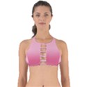 Blush Pink Color Gradient Ombre Perfectly Cut Out Bikini Top View1