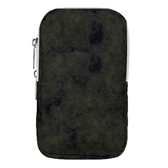 Army Green Color Grunge Waist Pouch (small) by SpinnyChairDesigns