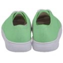 Mint Green White Stripes Kids  Classic Low Top Sneakers View4