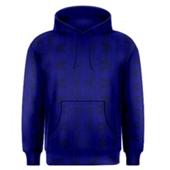 Cobalt Blue Color Batik Men s Core Hoodie by SpinnyChairDesigns