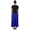 Cobalt Blue Color Batik Flared Maxi Skirt View2