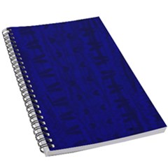 Cobalt Blue Color Batik 5 5  X 8 5  Notebook by SpinnyChairDesigns