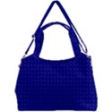 Navy Blue Color Polka Dots Double Compartment Shoulder Bag View1