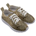 Abstract Tan Beige Texture Kids Athletic Shoes View3