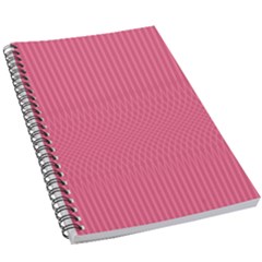 Blush Pink Color Stripes 5 5  X 8 5  Notebook by SpinnyChairDesigns