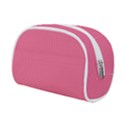 Blush Pink Color Stripes Makeup Case (Small) View2