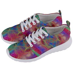 Boho Tie Dye Rainbow Men s Lightweight Sports Shoes by SpinnyChairDesigns