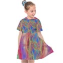 Boho Tie Dye Rainbow Kids  Sailor Dress View1