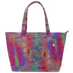 Boho Tie Dye Rainbow Back Pocket Shoulder Bag  by SpinnyChairDesigns