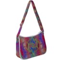 Boho Tie Dye Rainbow Zip Up Shoulder Bag View1