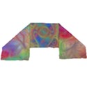 Boho Tie Dye Rainbow Long Sheer Chiffon Scarf  View2