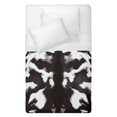 Rorschach Ink Blot Pattern Duvet Cover (single Size) by SpinnyChairDesigns