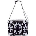 Rorschach Ink Blot Pattern Cross Body Office Bag View3