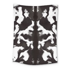 Rorschach Ink Blot Pattern Medium Tapestry by SpinnyChairDesigns