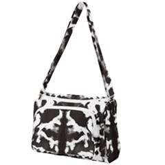 Rorschach Ink Blot Pattern Front Pocket Crossbody Bag by SpinnyChairDesigns