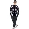 Rorschach Ink Blot Pattern Men s Long Sleeve Raglan Tee View2