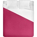 Rose Pink Color Polka Dots Duvet Cover (California King Size) View1