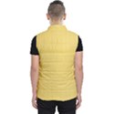 Saffron Yellow Color Stripes Men s Puffer Vest View2