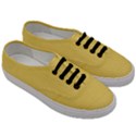 Saffron Yellow Color Stripes Men s Classic Low Top Sneakers View3