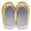 Saffron Yellow Color Stripes Half Slippers View4