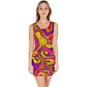 Colorful Boho Swirls Pattern Bodycon Dress View1