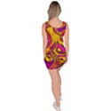 Colorful Boho Swirls Pattern Bodycon Dress View4