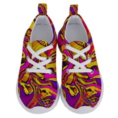 Colorful Boho Swirls Pattern Running Shoes by SpinnyChairDesigns