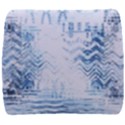 Boho Faded Blue Denim White Batik Back Support Cushion View1