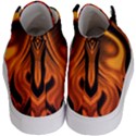 Fire and Flames Pattern Kids  Hi-Top Skate Sneakers View4