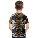 Boho Black Gold Color Kids  Cotton Tee View2