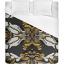 Boho Black Gold Color Duvet Cover (California King Size) View1