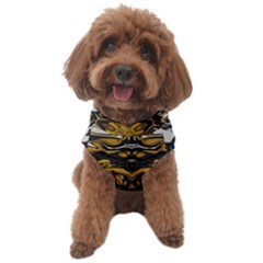 Boho Black Gold Color Dog Sweater by SpinnyChairDesigns