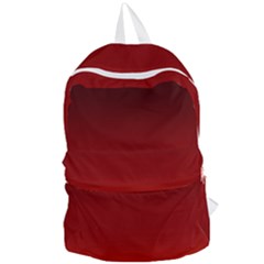 Scarlet Red Ombre Gradient Foldable Lightweight Backpack by SpinnyChairDesigns