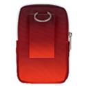 Scarlet Red Ombre Gradient Belt Pouch Bag (Large) View2