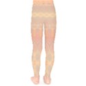 Boho Soft Peach Pattern Kids  Leggings View2