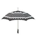 Boho Black And White  Straight Umbrellas View3