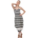 Boho Black And White  Layered Bottom Dress View1