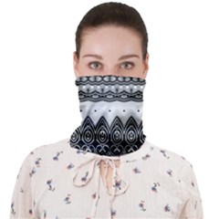 Boho Black And White  Face Covering Bandana (adult)