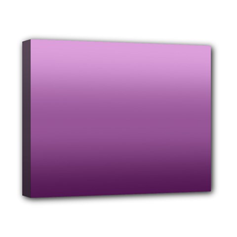 Purple Gradient Ombre Canvas 10  X 8  (stretched) by SpinnyChairDesigns