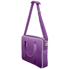 Purple Gradient Ombre Cross Body Office Bag by SpinnyChairDesigns