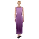 Purple Gradient Ombre Fitted Maxi Dress View2