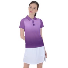 Purple Gradient Ombre Women s Polo Tee